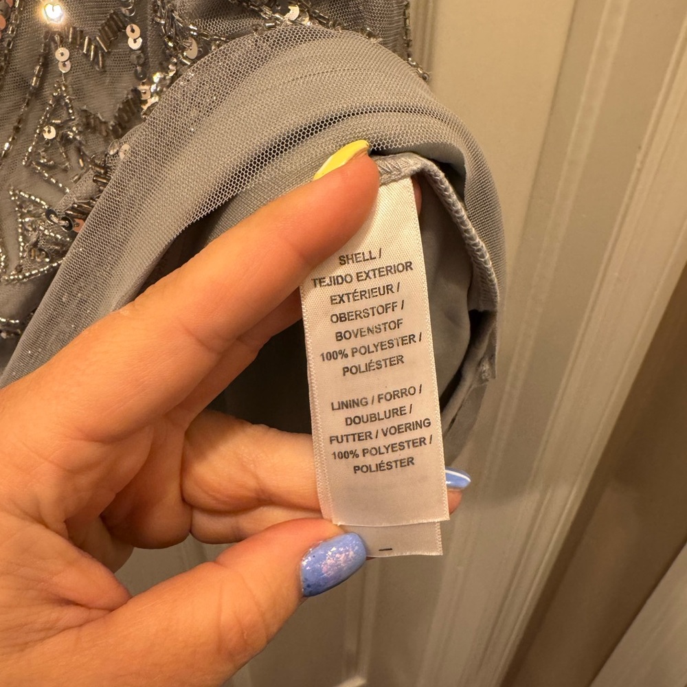 Gianni Bini Silver Sequin Dress - Picture 7 of 7